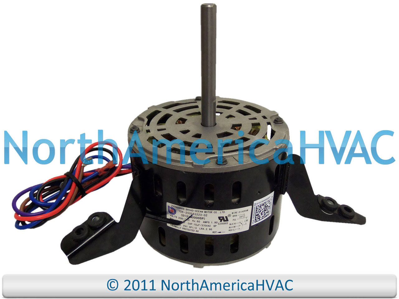OEM 1/3 HP 208-230v Furnace Blower Motor Replaces Zhongshan Broad